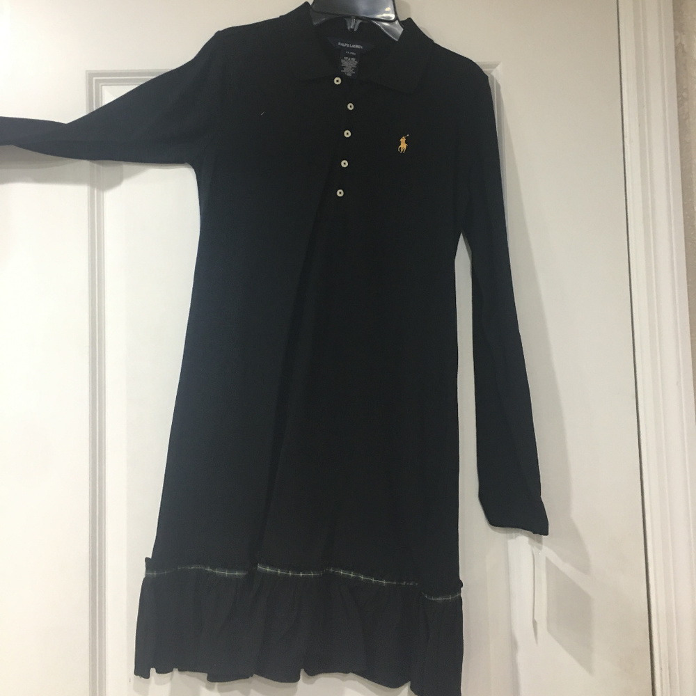 Girls Long Sleeve Polo Ralph Lauren Dress